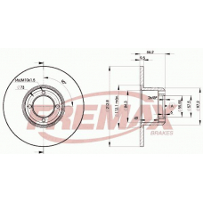 BD-8266 FREMAX Тормозной диск