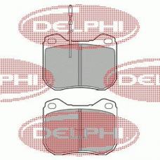 LP108 DELPHI Комплект тормозных колодок, дисковый тормоз