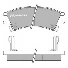 LVXL613 MOTAQUIP Комплект тормозных колодок, дисковый тормоз