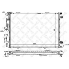 10-25368-SX STELLOX Радиатор, охлаждение двигателя