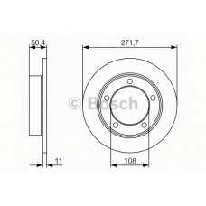 0 986 479 R73 BOSCH Тормозной диск