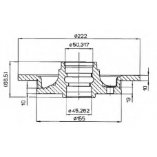 BDC3732 QUINTON HAZELL Тормозной диск