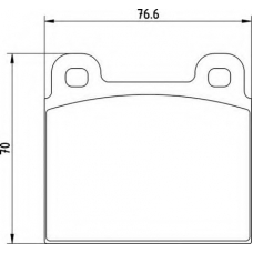 363700204116 MAGNETI MARELLI Комплект тормозных колодок, дисковый тормоз