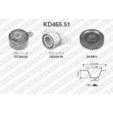KD455.51 SNR Комплект ремня грм