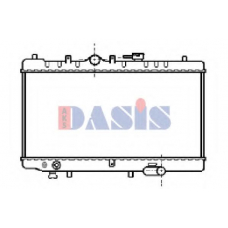 110360N AKS DASIS Радиатор, охлаждение двигателя