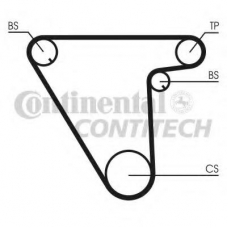 CT833 CONTITECH Ремень ГРМ