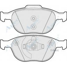 PAD1326 APEC Комплект тормозных колодок, дисковый тормоз