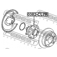 0382-CL7R FEBEST Ступица колеса