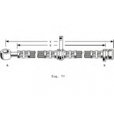 PHD331 TRW Тормозной шланг