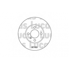 DF1553 TRW Тормозной диск
