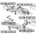 HYAB-SANC2 FEBEST Подвеска, рычаг независимой подвески колеса