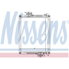 61704 NISSENS Радиатор, охлаждение двигателя