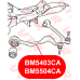 BM5504CA VTR Рычаг передней подвески, верхний, правый