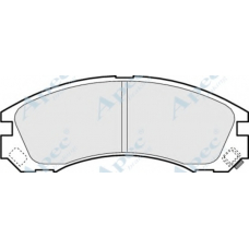 PAD1091 APEC Комплект тормозных колодок, дисковый тормоз