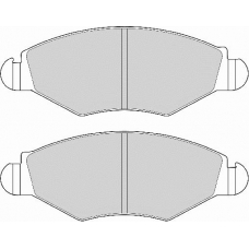 FD6847A NECTO Комплект тормозных колодок, дисковый тормоз