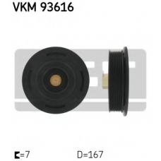 VKM 93616 SKF Ременный шкив, коленчатый вал