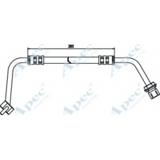 HOS3404 APEC Тормозной шланг