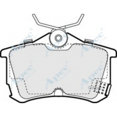 PAD1046 APEC Комплект тормозных колодок, дисковый тормоз