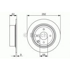 0 986 479 742 BOSCH Тормозной диск