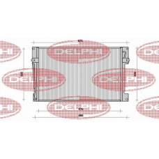 TSP0225078 DELPHI Конденсатор, кондиционер