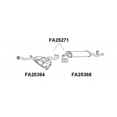 FA25271 VENEPORTE Глушитель выхлопных газов конечный