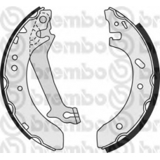 S 23 578 BREMBO Комплект тормозных колодок