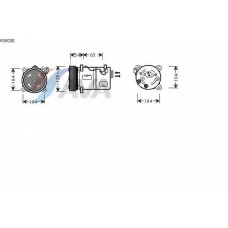 VOK030 AVA Компрессор, кондиционер