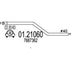 01.21060 MTS Труба выхлопного газа
