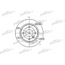 PBD1696 PATRON Тормозной диск