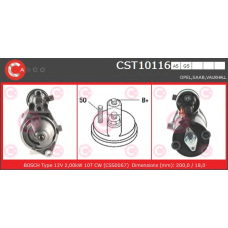 CST10116GS CASCO Стартер