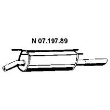 07.197.89 EBERSPACHER Глушитель выхлопных газов конечный