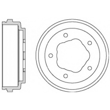 VBD675 MOTAQUIP Тормозной барабан