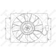 29-99445-SX STELLOX Вентилятор, охлаждение двигателя
