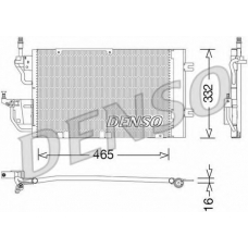 DCN20037 DENSO Конденсатор, кондиционер