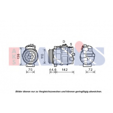 852696N AKS DASIS Компрессор, кондиционер