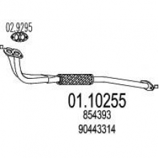 01.10255 MTS Труба выхлопного газа
