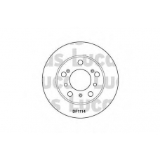 DF1114 TRW Тормозной диск