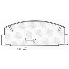 BP841 QH Benelux Комплект тормозных колодок, дисковый тормоз