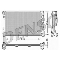 DRM17005 DENSO Радиатор, охлаждение двигателя