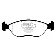 DP989 EBC Brakes Колодки тормозные