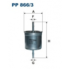PP866/3 FILTRON Топливный фильтр