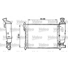 730372 VALEO Радиатор, охлаждение двигателя