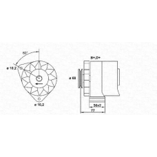 943356619010 MAGNETI MARELLI Генератор