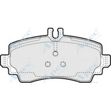 PAD993 APEC Комплект тормозных колодок, дисковый тормоз