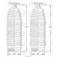 FSG3397 FIRST LINE Пыльник, рулевое управление