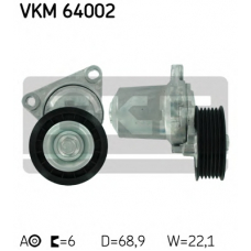 VKM 64002 SKF Натяжной ролик, поликлиновой  ремень