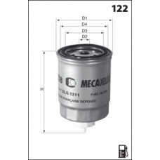 LFDS195 LUCAS FILTERS Топливный фильтр