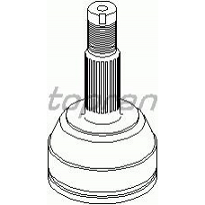 300 893 TOPRAN Шарнир, приводной вал