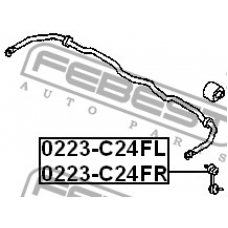 0223-C24FL FEBEST Тяга / стойка, стабилизатор