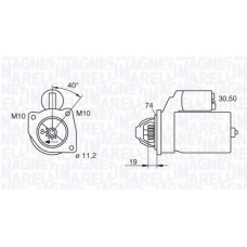 063522606010 MAGNETI MARELLI Стартер